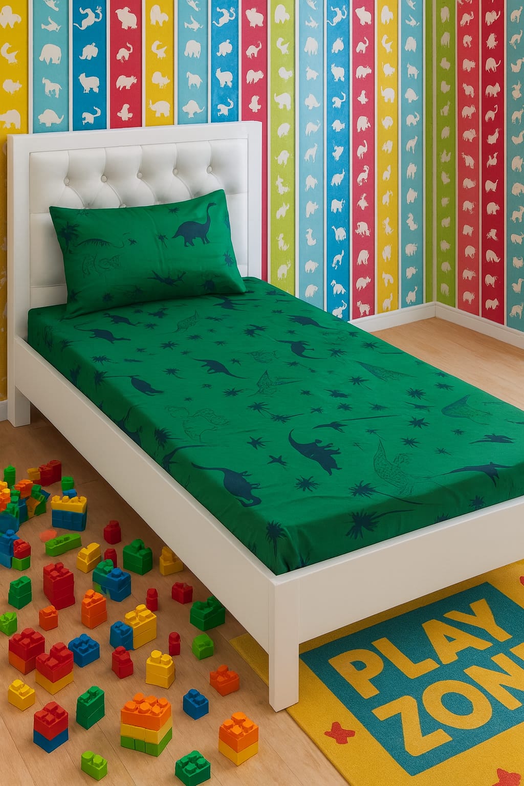 4Pc Export Cotton Single Pair Bedsheets ZTBS-48