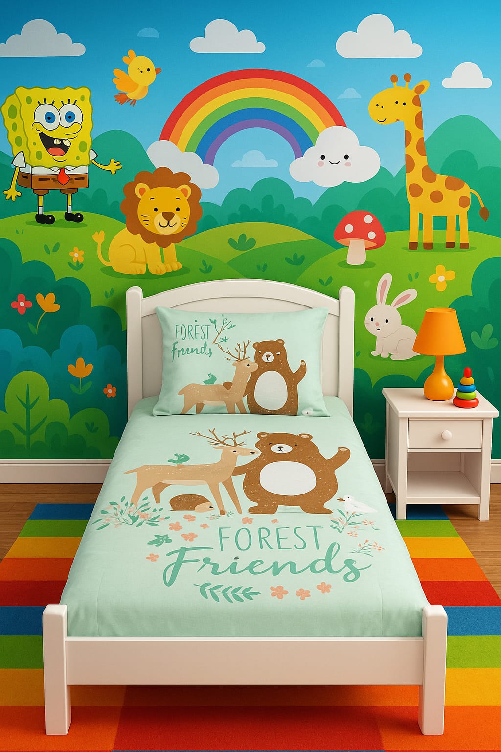 4Pc Export Cotton Single Pair Bedsheets ZTBS-49