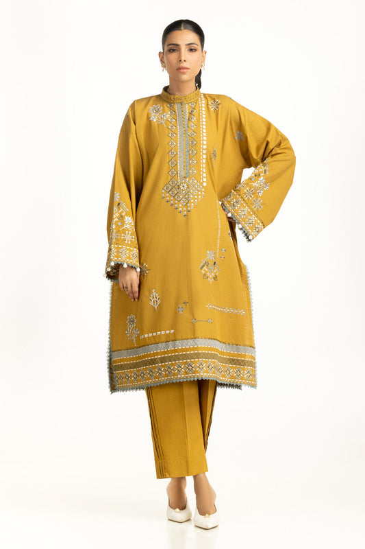 ZT-0001 Khaddar Embroidered Co-Ord Set IUSTTS-1209