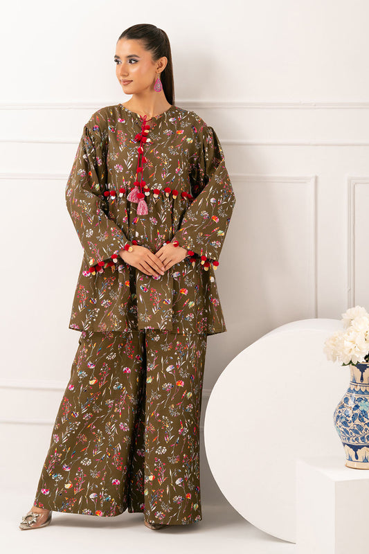 ZT-0005 Printed Slub Viscose Suit WNST-52005