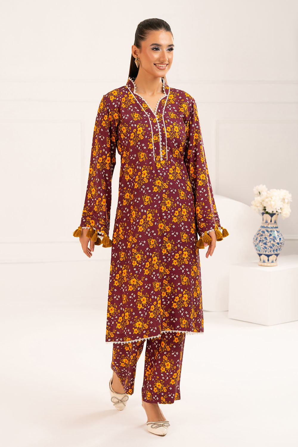 ZT-0006 Printed Slub Viscose Suit WNST-52009