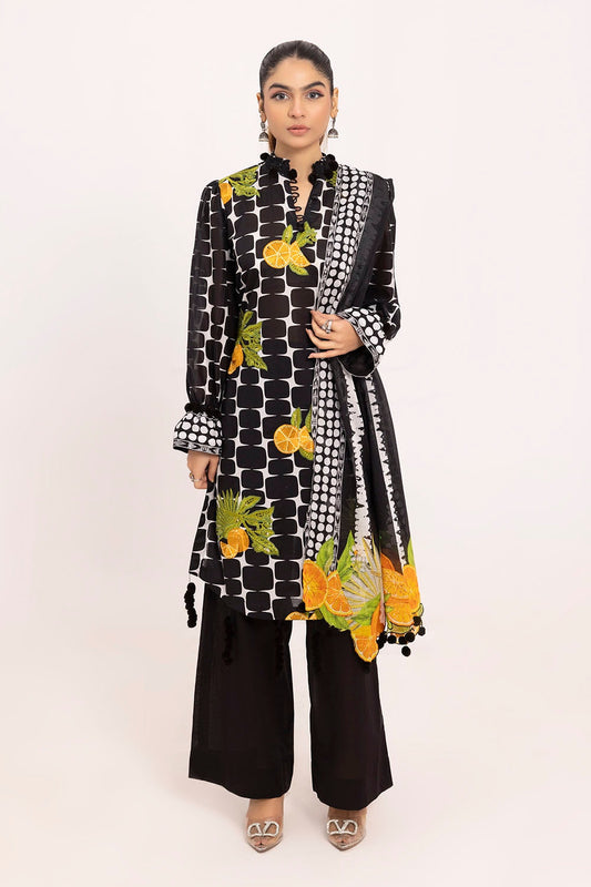 ZT-0009 Embroidered Printed Lawn Suit CL-42331
