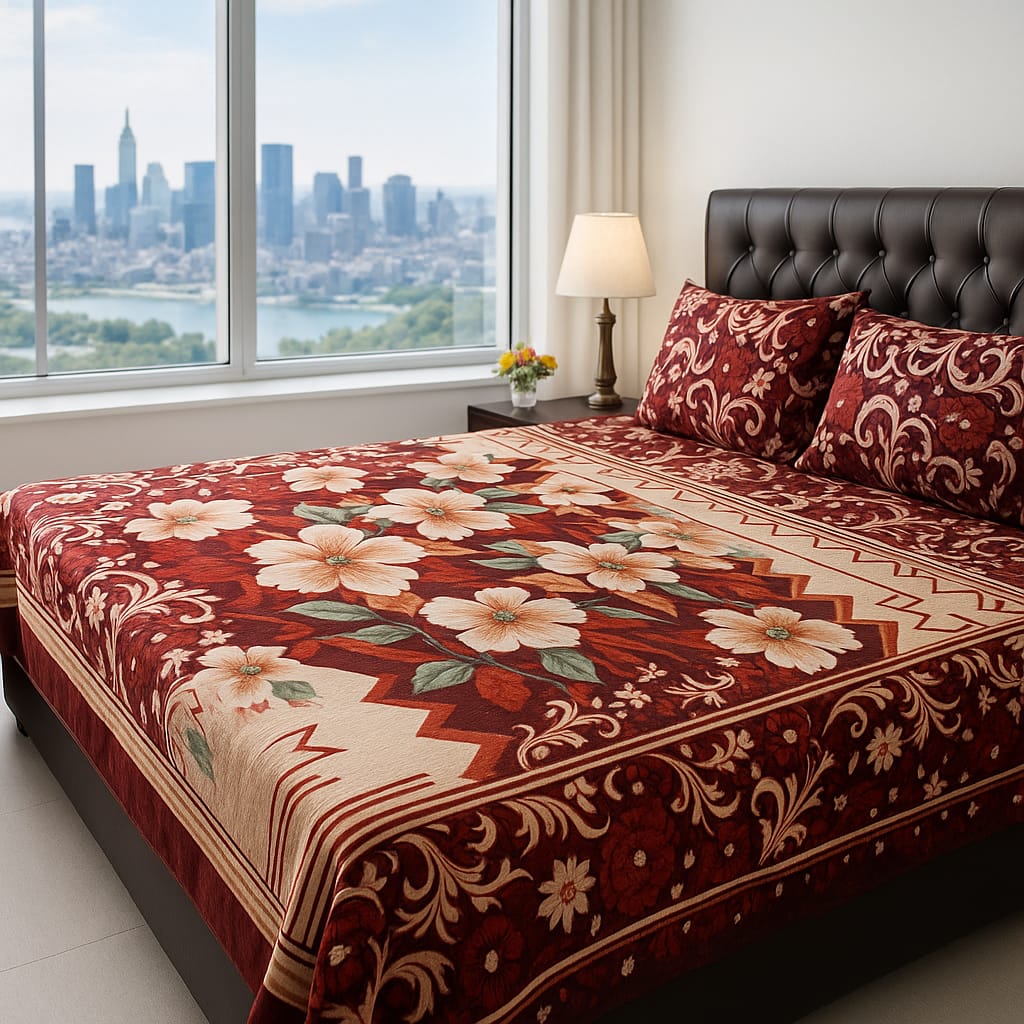 3Pc Fleece Bedsheet ZTBS-14