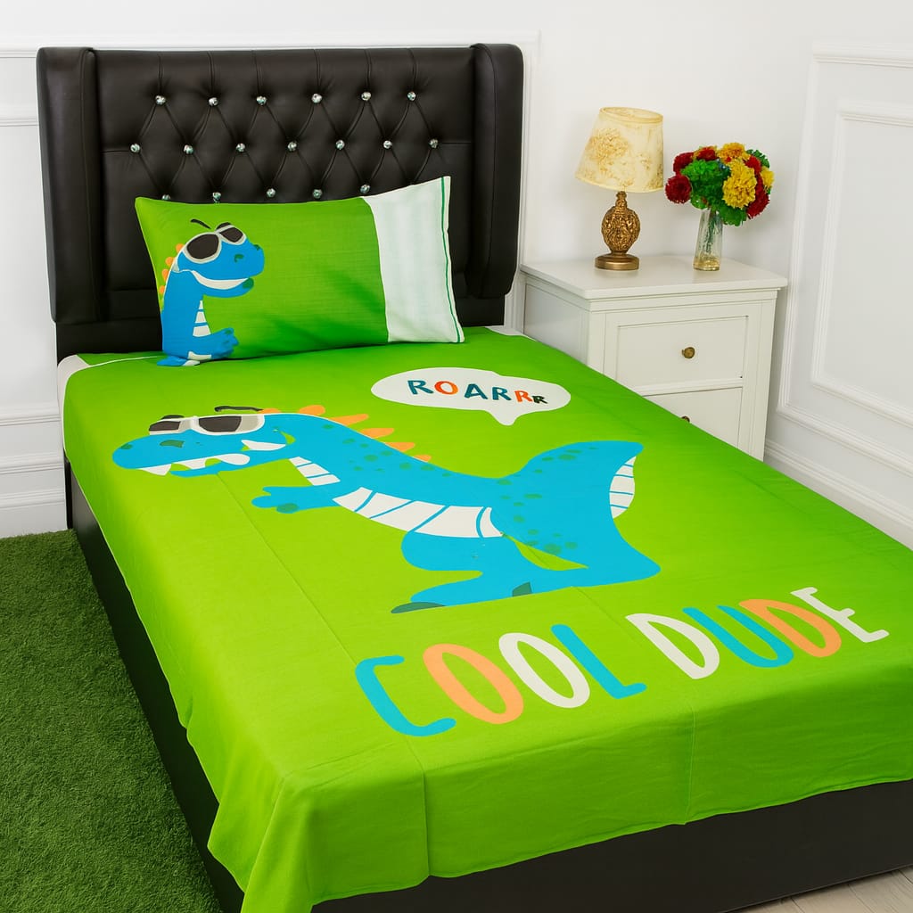 4Pc Export Cotton Single Pair Bedsheets ZTBS-42