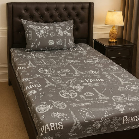 4Pc Export Cotton Single Pair Bedsheets ZTBS-24