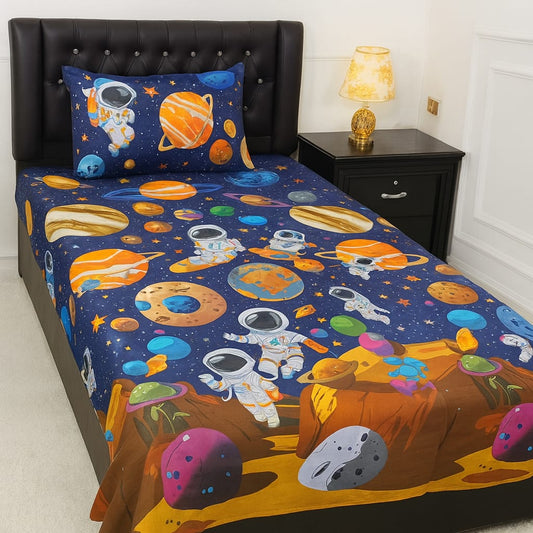 4Pc Export Cotton Single Pair Bedsheets ZTBS-44