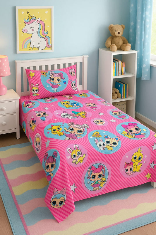 4Pc Export Cotton Single Pair Bedsheets ZTBS-57