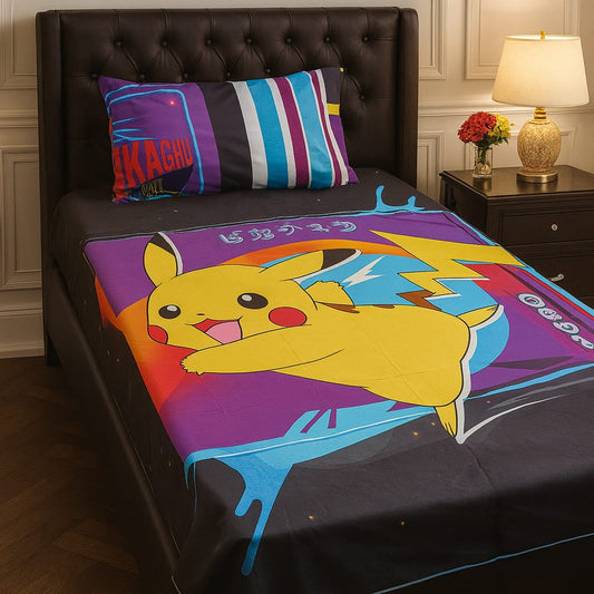 4Pc Export Cotton Single Pair Bedsheets ZTBS-26