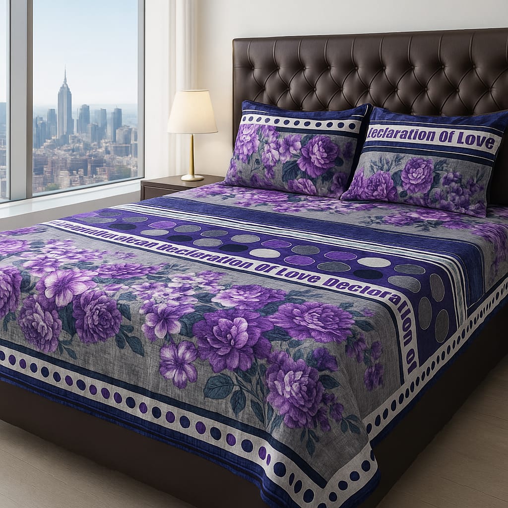 3Pc Fleece Bedsheet ZTBS-08