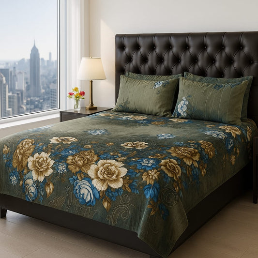 3Pc Fleece Bedsheet ZTBS-09