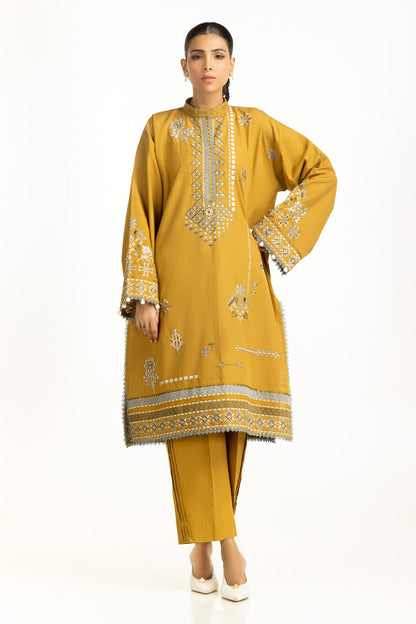 ZT-0001 Khaddar Embroidered Co-Ord Set IUSTTS-1209