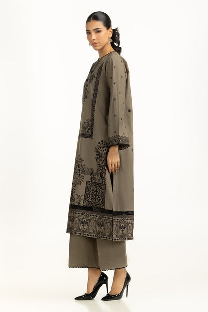 ZT-0002 Khaddar Embroidered Co-Ord Set IUSTTS-1187