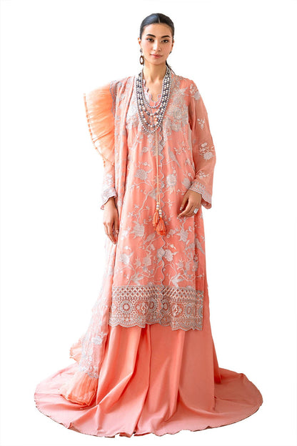 ZT-0012 Embroidered Chiffon Suit with Embroidered Chiffon Dupatta FE-52162