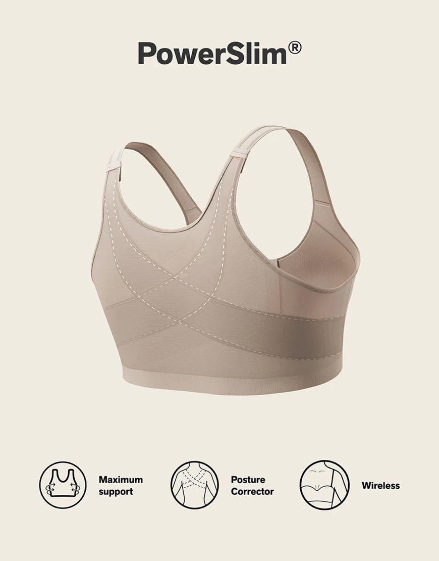 ZT-0013 Leonisa Unlined Wireless Posture Corrector Bra-SKIN