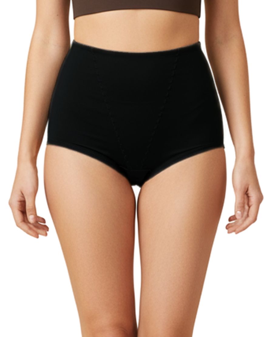 ZT-0017 Triumph High waist tummy tuck Panty -BLACK